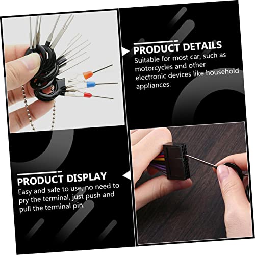 Kit extracteur de broches outil de retrait de terminal de câble auto 164pc - 2