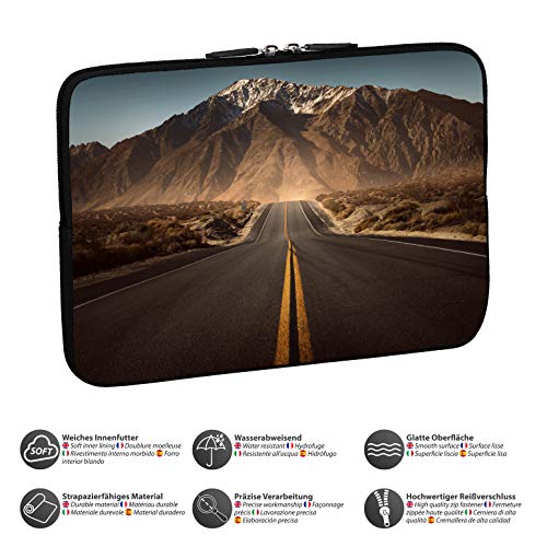 PEDEA Design Protective Laptop Bag up to 17.3 Inches (43.9 cm) Highway, Brown - Image 3