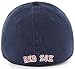 47 MLB Team Color Primary Logo Franchise Fitted Baseball Hat Cap, Unisex Adult - Boston Red Sox - Navy (Medium)