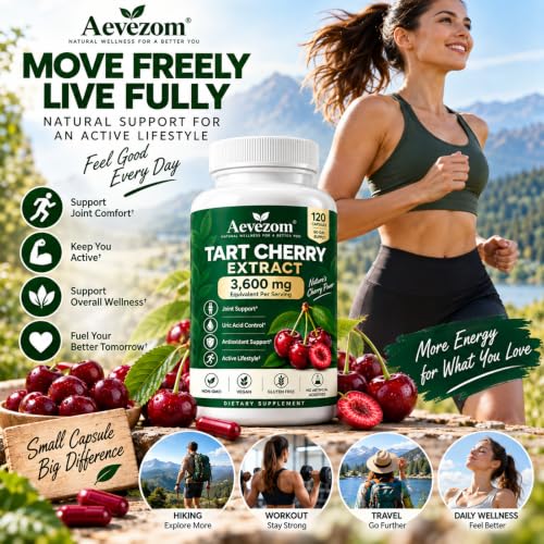 Aevezom Montmorency Tart Cherry Capsules