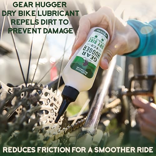 Image of Gear Hugger - Dry Lube and Degreaser - Eco-Friendly & Long-Lasting Bike Chain Cleaner - Plant-Based Bike Lubricant, No Petroleum, No PTFE