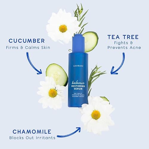 Miniatura 3 de Aavrani Skin Serenity Duo - Exfoliante activador de brillo, máscara de arcilla de cúrcuma sin manchas de 0.5 onzas, suero restaurador de equilibrio