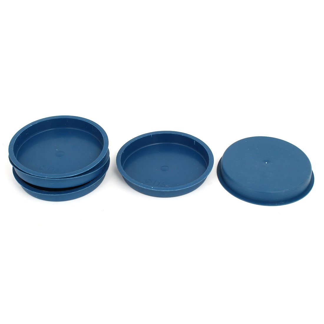 Aexit 115mm Flange Luer Fittings Mounted Tapered Hole Stopper Waterproof Cap Dark Luer Cap Fittings Blue 5pcs