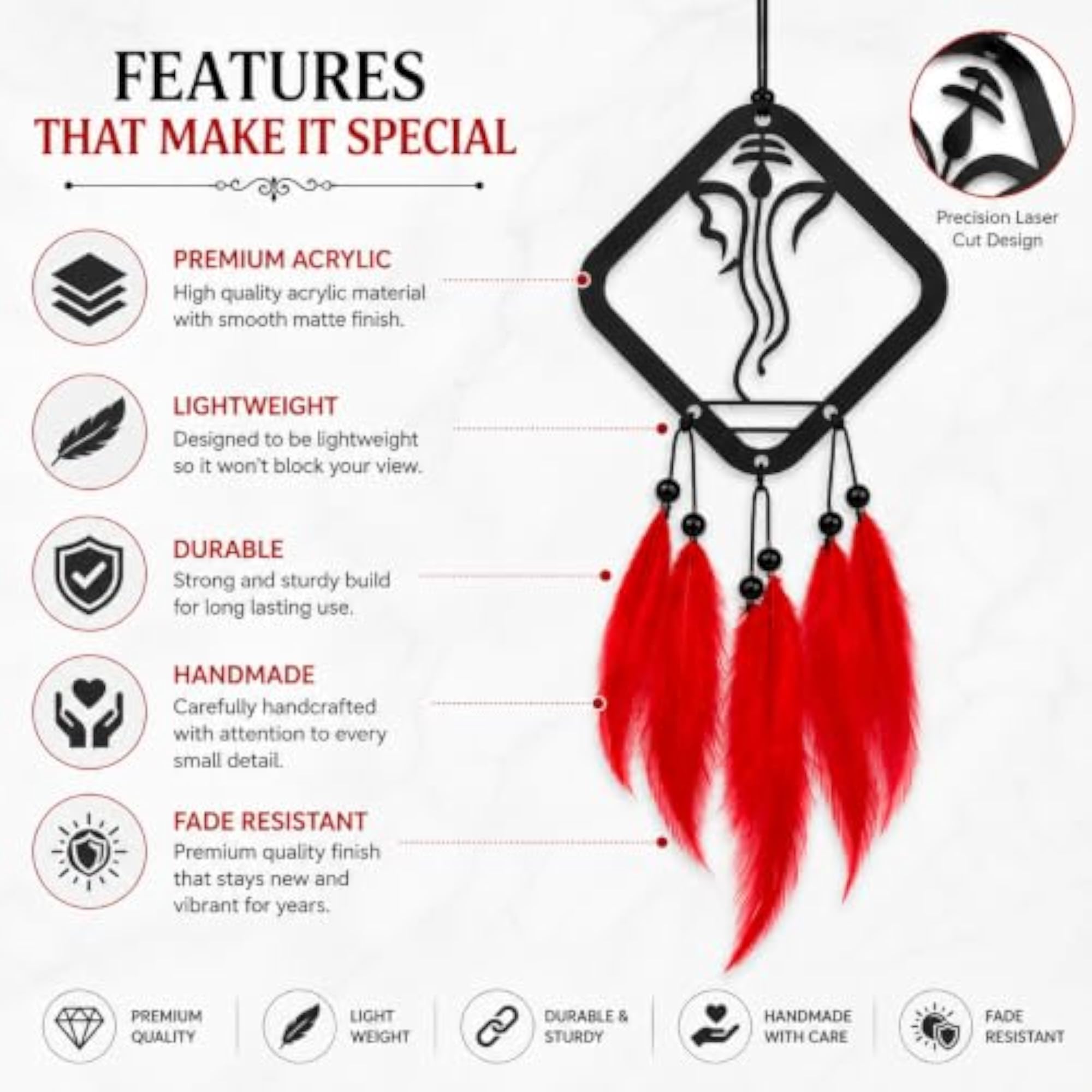 Ganesha Dream Catcher Car Decoration Items