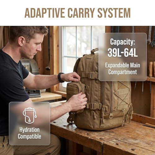 Miramrax Expandable Tactical Backpack