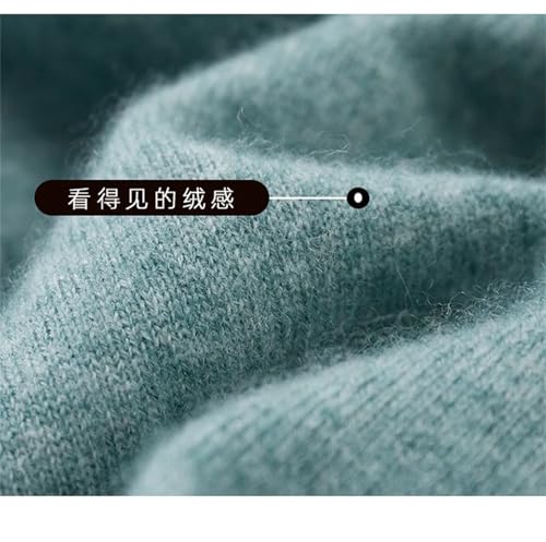 Men Merino Wool Lapel Pullover Long Sleeve Sweaters Loose Tops Knit Cardigans Gray4