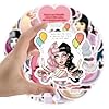 50PCs Singer Melanie Martinez Stickers, Aesthetic Vinyl Star Idol Stickers and Decals, Notebook Water Bottle Stickers for Hydro Flask, Car, Planner, Skateboard, Holiday Gifts Stickers … #1