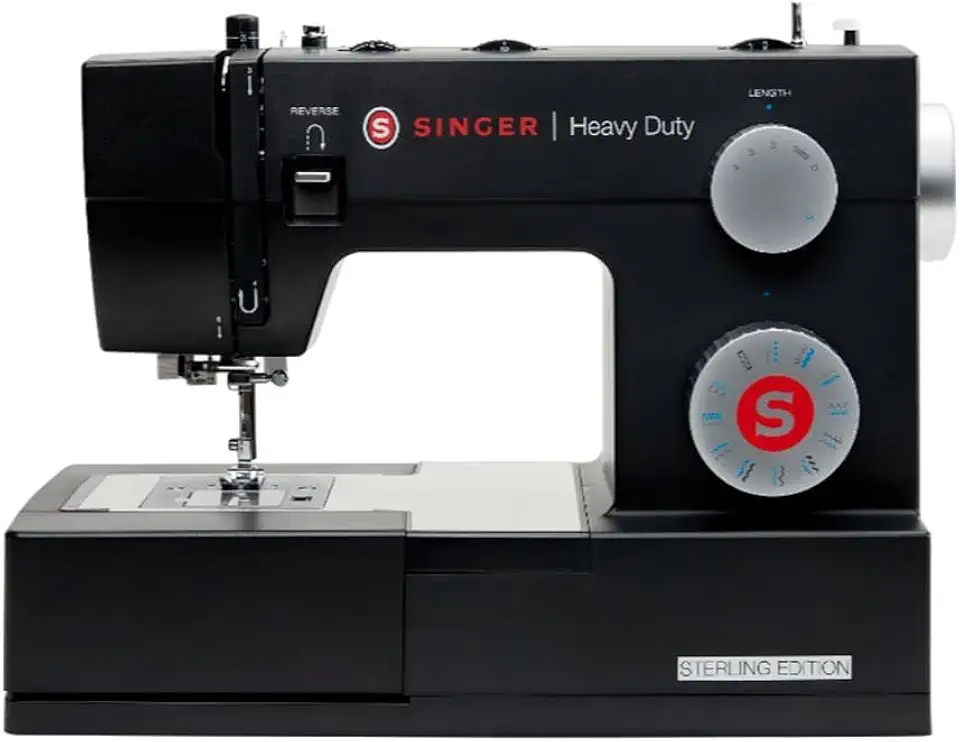 Singer Máquina de Costura HD4423 Sterling 110V | 23 Pontos, Casa de Botão, Braço Livre, Velocidade de até 1.100 Pontos/Min, Iluminação LED | Ideal para Todos os Projetos