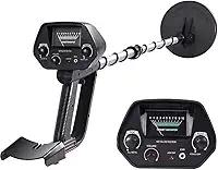 Detector De Metal Profissional Acha Ouro Prata Cobre com Controle de Discriminação Controle de Sensibilidade e Baterias