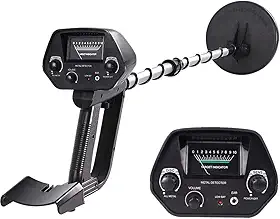 Detector De Metal Profissional Acha Ouro Prata Cobre com Controle de Discriminação Controle de Sensibilidade e Baterias