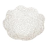 CLISPEED Frutero de Hierro Dorado Elegante Bandeja de Frutas y Postres Octogonal Grande Soporte Multiusos para Cocina y Eventos Diseño Moderno y Compacto