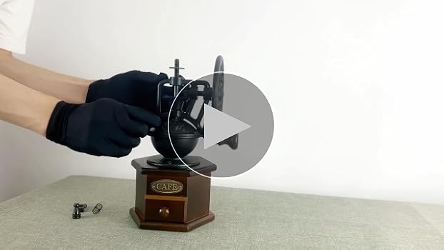 Amazon.com: Manual Coffee Grinder Vintage Wooden Coffee Bean