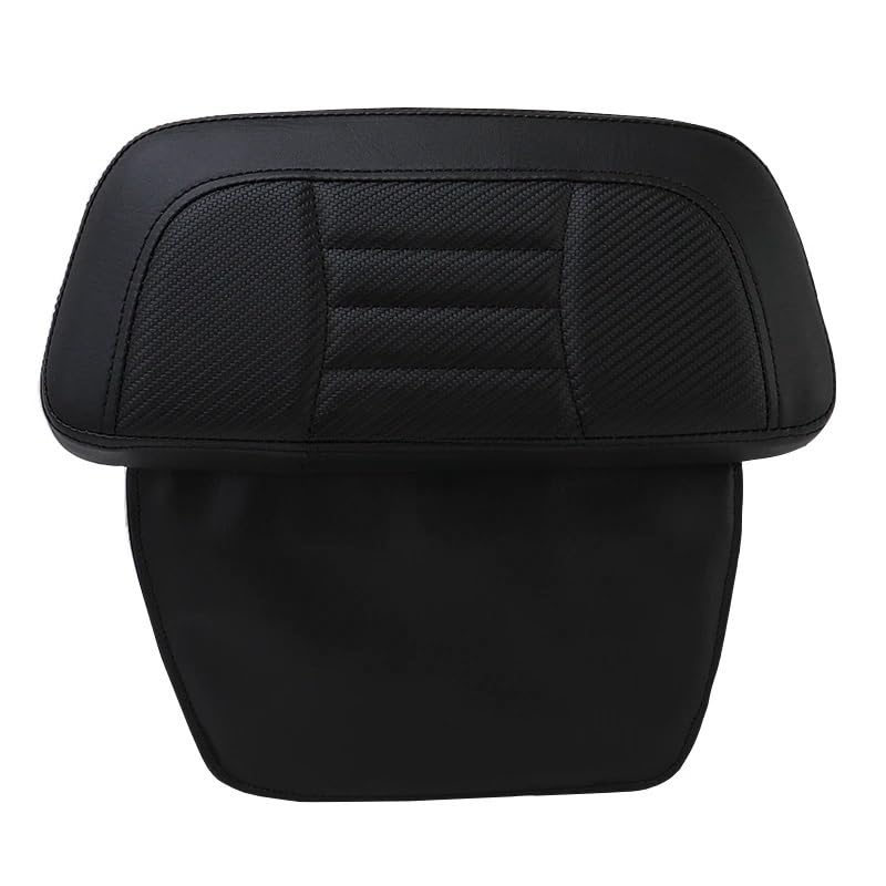 Dossier moto hache noir avec coussin rembourre pour confort passager Touring