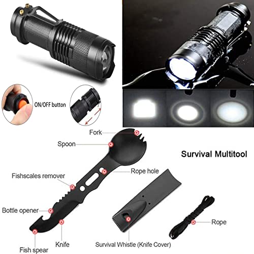 Product Image 4: Outdoor Travel Camping Survival Gear Set, 12 in 1 Survival Kits Fishing Hunting, Birthday Gifts for Men Dad Him Husband Boyfriend Teen Boy Camping Hiking