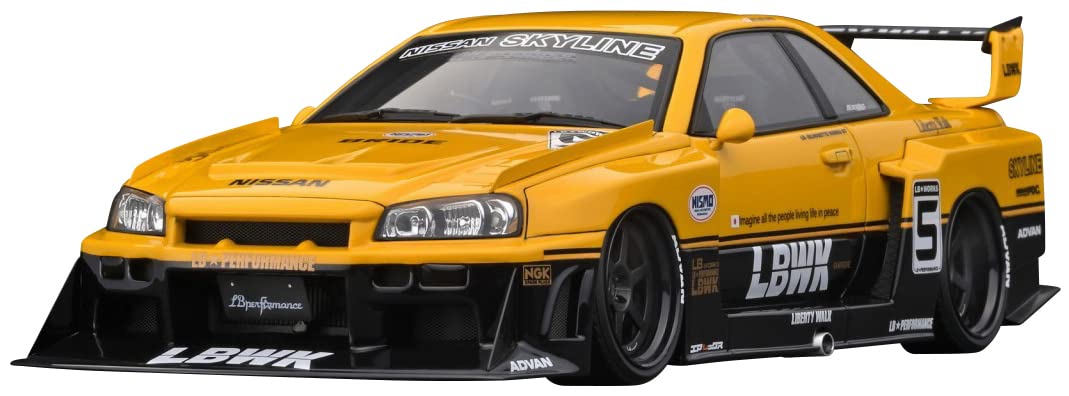 IG2705 イグニッションモデル 1/18 日産 LB-ER34 IGNITION-MODEL IG2705 Scale 1/18 | NISSAN SKYLINE LB-ER34 N