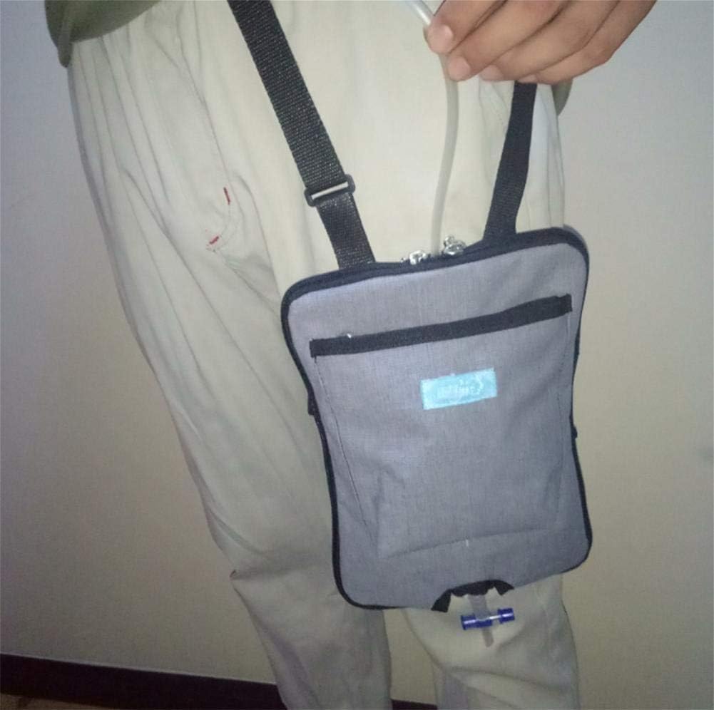 Sacca per Catetere Urinario - Sacche per Stomia Sacche per Catetere per Gambe Dispositivi di Fissaggio - Urine Draige Care Carrier per Casa, Viaggio, Sedia A Rotelle E Letto, 1500ml