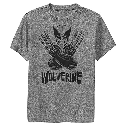 T-shirt Wolverine Marvel garçon parfait pour la récréation et le sport