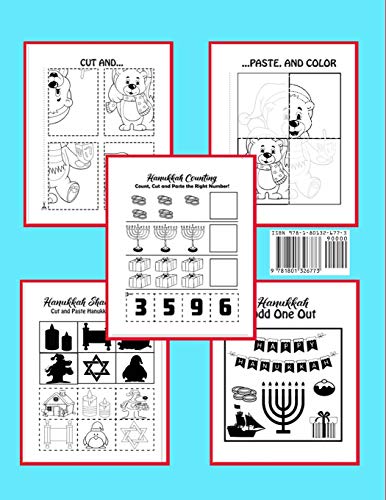 Hanukkah Activity Book for Kids: A Jewish Chanukah Gift for Children, Perfect for the Holiday! A Wor