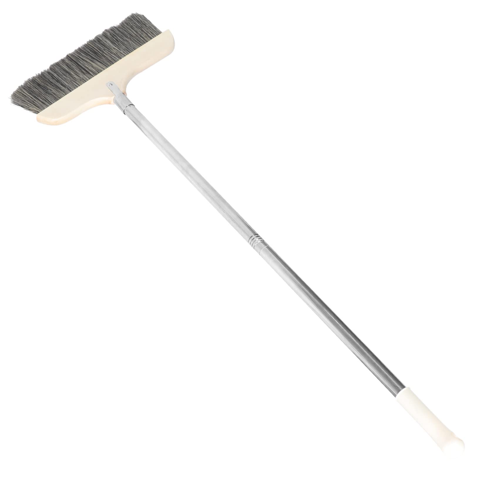 HAWILLOSCH Soft Bristle Cleaning Brush House Broom for Dust Hair Floor Cleaning Collapsible Rv Broom Set Indoor Outdoor Use