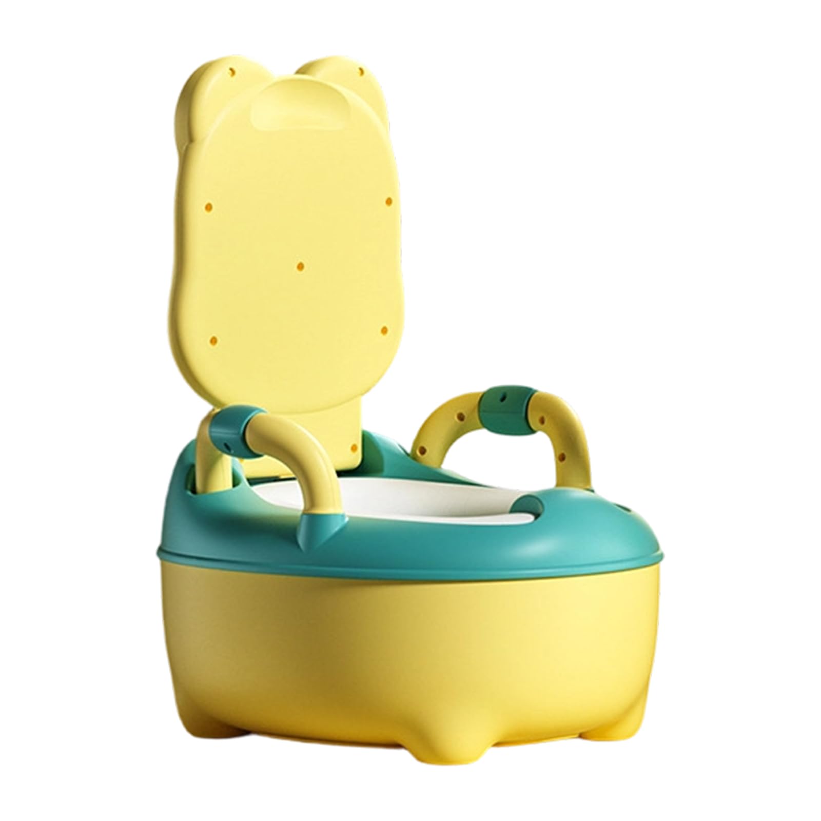 Orinal portátil de PVC con acolchado suave para niños pequeños, para aprender a tomar el baño temprano con diseño seguro y antideslizante, orinal plegable para niños