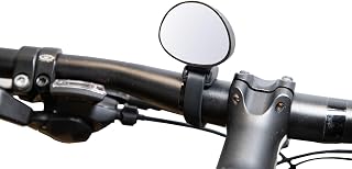 Zefal Spy 15 Mini Bike Mirror: Universal Clip-On Rearview, 15cm² Convex Chrome, 360° Adjustable, Fits 22-86mm, Lightweight 28g