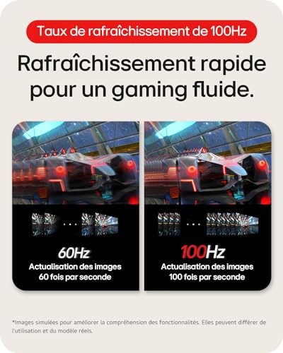 LG 24MR400-B Ecran PC bureautique 24" - Dalle IPS résolution FHD (1920x1080), 5ms GtG 100Hz, sRGB 99%, AMD FreeSync, Fonctions Gaming et Eye-Care