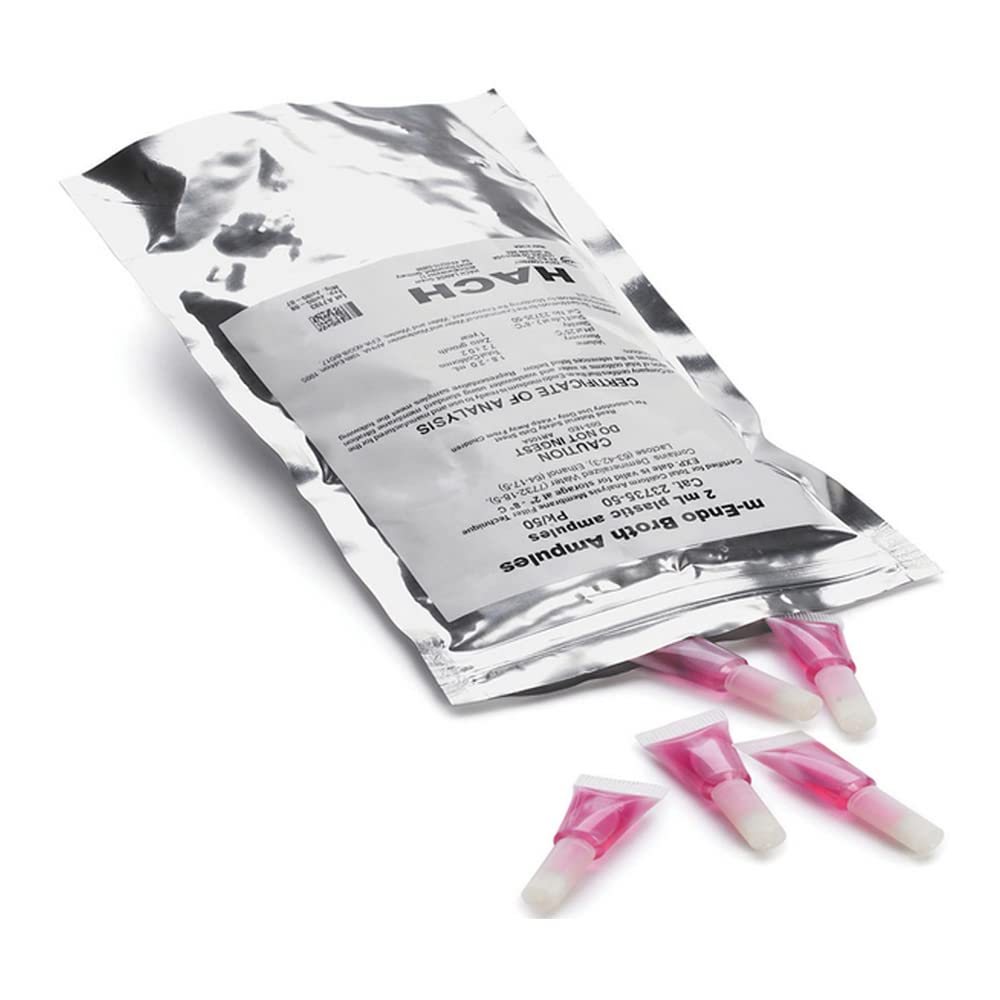 Hach 2373550 m-Endo Broth, Plastic Ampules, (Pack of 50)
