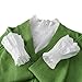 3pcs/Set Removable Shirt False Collar+Wrist Cuffs Set Girls Fake Sleeve&Collars Decorative Woman Sweater Shirt Clothing White