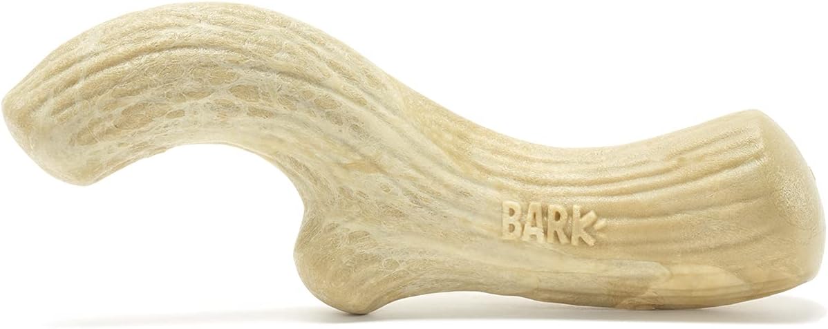 Super Chewer Tough Dog Chew Toys for Aggressive Chewers, Dental Stimulating (Antler - Large)