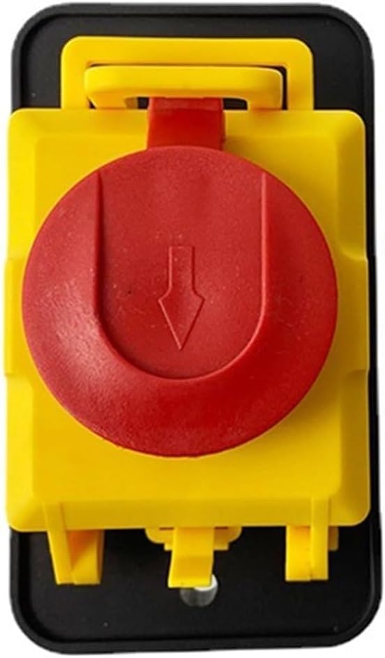 電磁スイッチスターター 10ピン オンオフ 15A 400V リセットボタン 保護カバーロック付き 防水 YCZ5-A