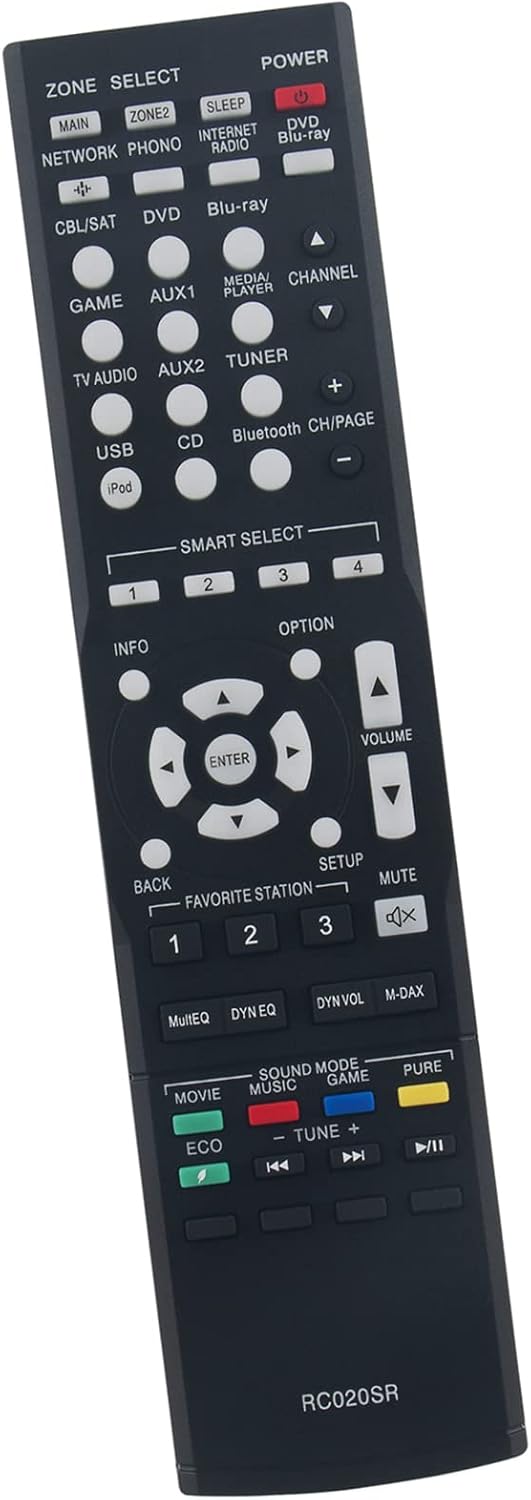 ALLIMITY RC020SR Remote Control Replace fit for Marantz AV Amplifier NR1504 NR1505 NR1502 30701014600AM NR1504/K1B NR1504/N1B NR1504/N1SG NR1504/U1B NR1504BL - Image 5