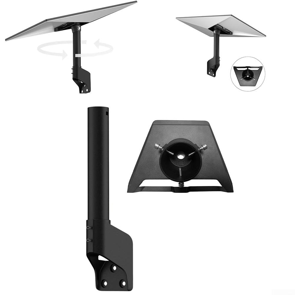 per Starlink per Gen 3 Mount Alloy Robusto Nero 190mm per