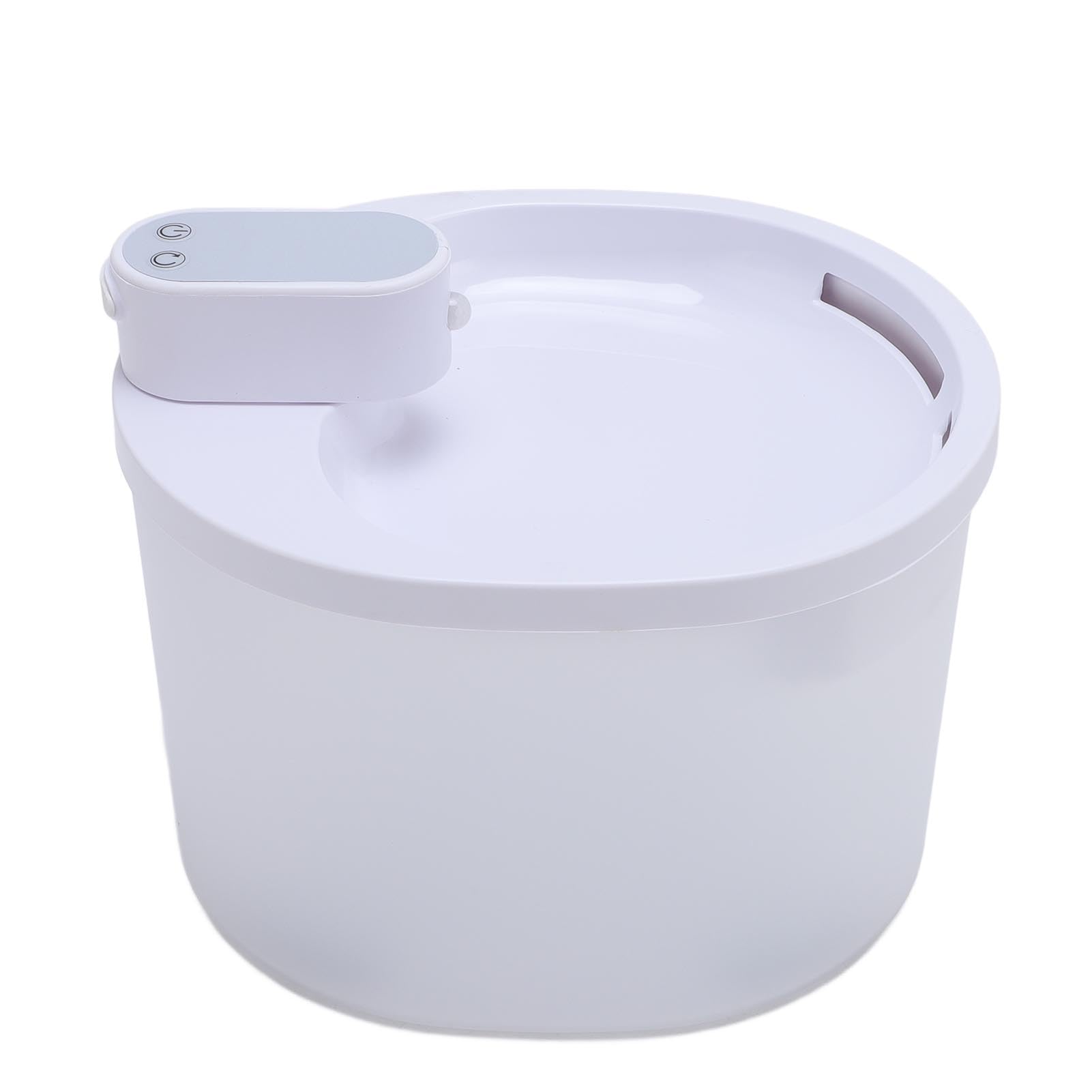 Dispenser D'acqua per Animali Domestici da 2,5 Litri a Batteria Ricaricabile con Fontana per Gatti Senza Fili, con Pompa Silenziosa, Vassoio in Acciaio Inossidabile per Cani e
