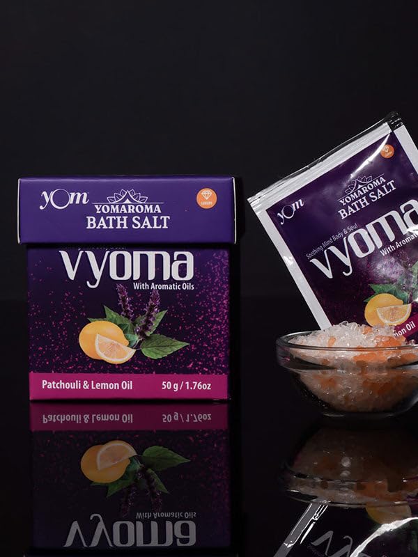 YOM Yomaroma Vyoma Bath Salt With Aromatic Oils (Pouch Box) - 10 Nos * 5 Gms 2