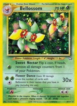 Amazon.com: Pokemon - Bellossom (3) - Neo Genesis - Holo : Toys ...