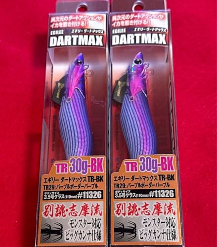 エギリーダートマックスTR-30BK ディープパープルボーダーパープル5個