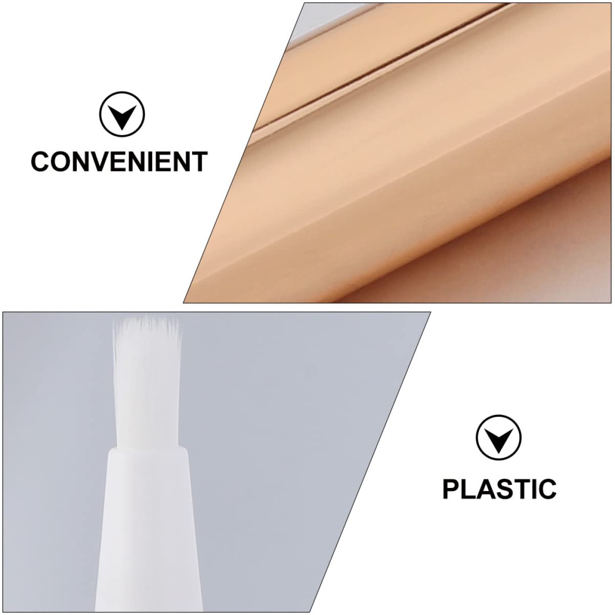 3 Set Ricaricabili Per Lucidalabbra Bottiglie Rotanti Per Unghie Per Make Up E Te 3 Pezzi * 3