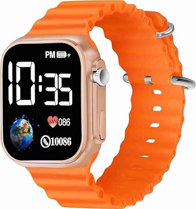 PIRASO Children Kids Boys Digital 4-13 Years Ultra Led Watch Boys Best Gift Baby Boys Digital Watch for Kids