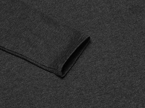 Image of Poriff Men's Casual Slim Fit Basic Tops Knitted Thermal Turtleneck Pullover Sweater