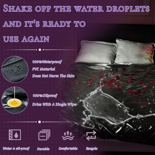 Image of Sex Bondage Toys Beginner's Bondage Kit Includes Ball Gag, Ropes, Erotic Bedding and More-16-Piece Set BDSM Set for Couples (Black, 16 Pcs)