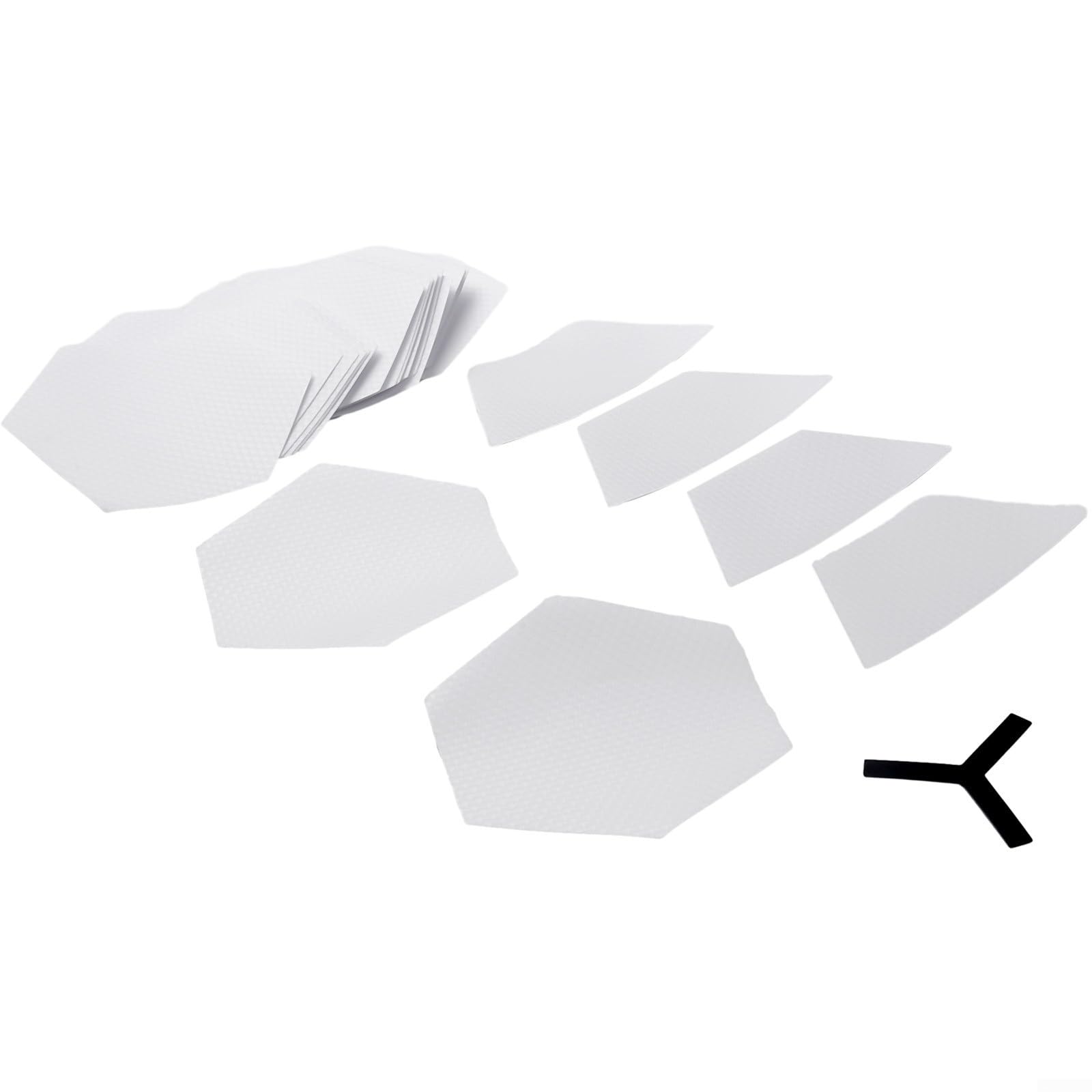 Tavola da surf trasparente Grip Pad Trazione Surfpad adesivi antiscivolo accessori fai da te per tavole da surf paddle board vinile trasparente confezione da 22