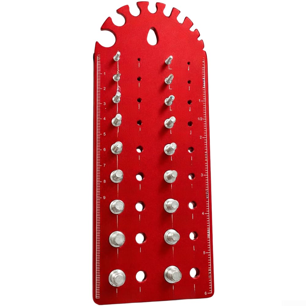 Medidor de Rosca Grabado para preciso Aleación Aluminio Medidor