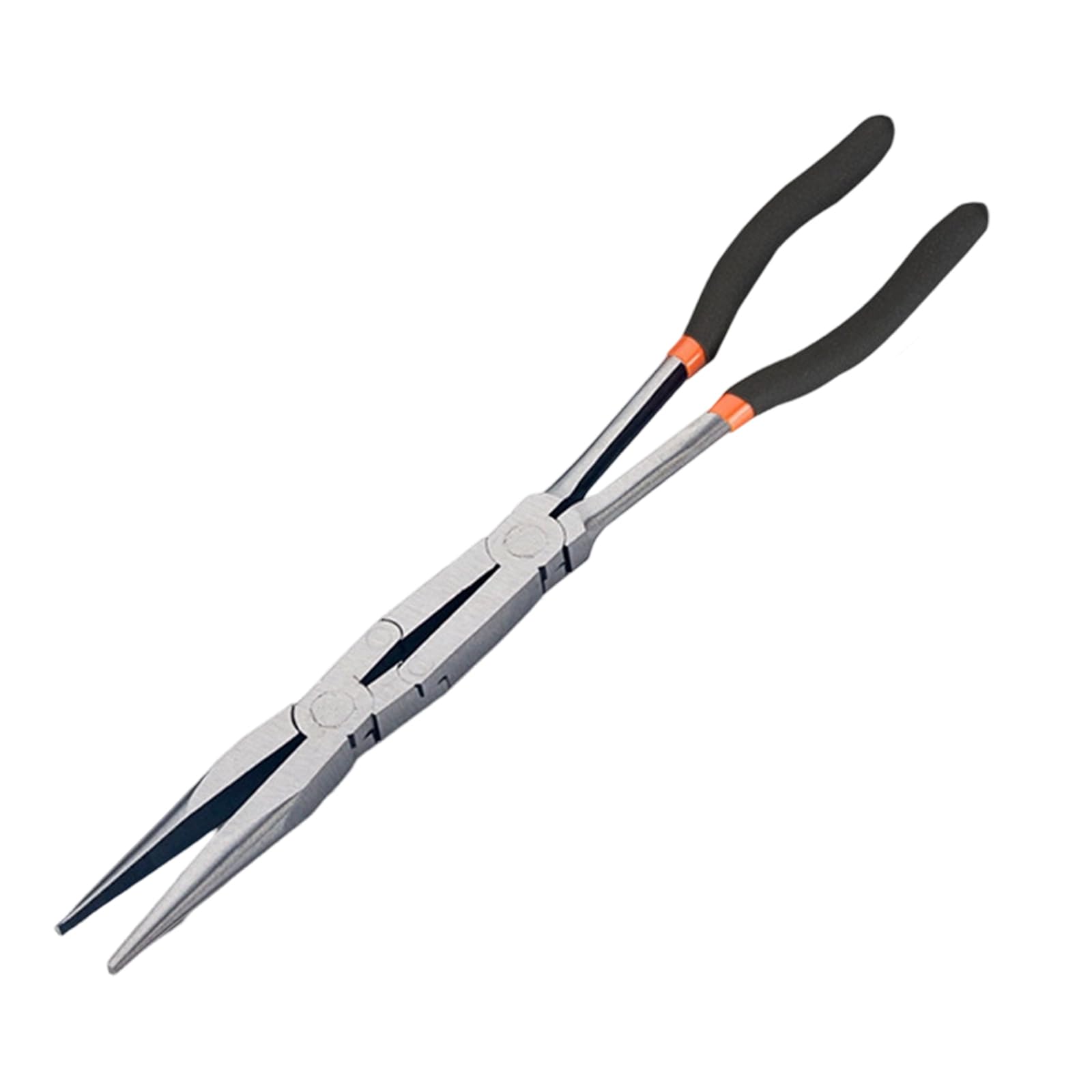 13Inch Extended Double Jointed Repair Pliers for Operations in Confined Space Ideal for Automotive Mechanics and Home Craft Projects Extended Double Jointed Repair Pliers