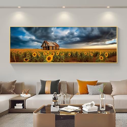Peinture diamant adulte anti-stress : broderie diamant tournesol 5D kit complet relaxation