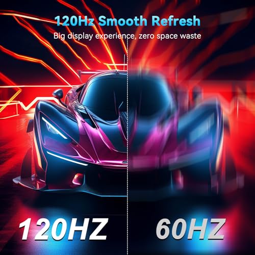 Image of 18.5 Inch 120Hz Portable Monitor, FHD 1080P HDR IPS Screen, 125% sRGB Wide Color Gamut, Ultra-Slim External Second Monitor for Laptop, Phone, PS5, Xbox, Switch, PC (18.5 inch)