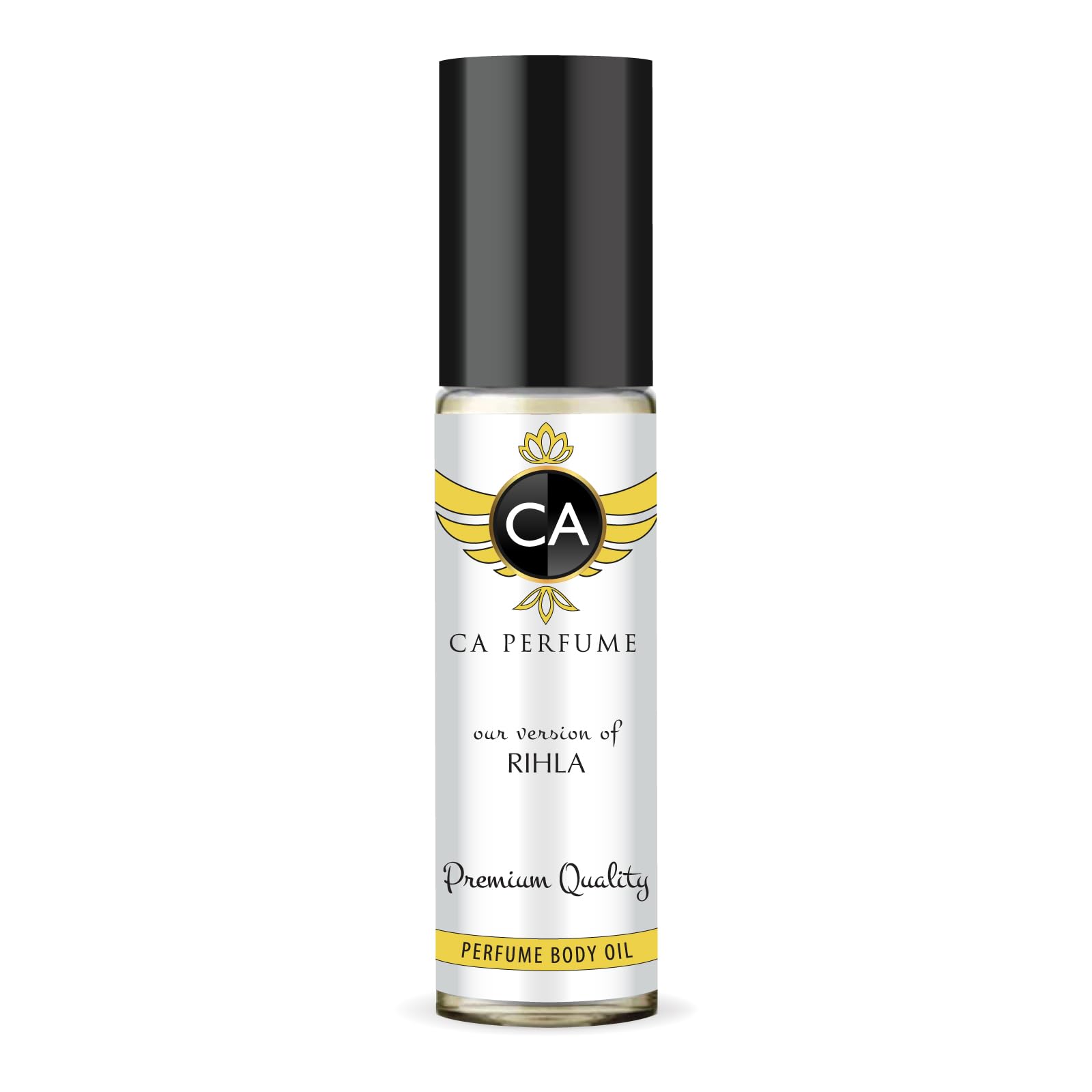 CA Perfume Impression of Rihla For Women & Men Replica Fragrance Body Oil Dupes Alcohol-Free Essential Aromatherapy Sample Travel Size Concentrated Long Lasting Attar Roll-On 0.3 Fl Oz/10ml