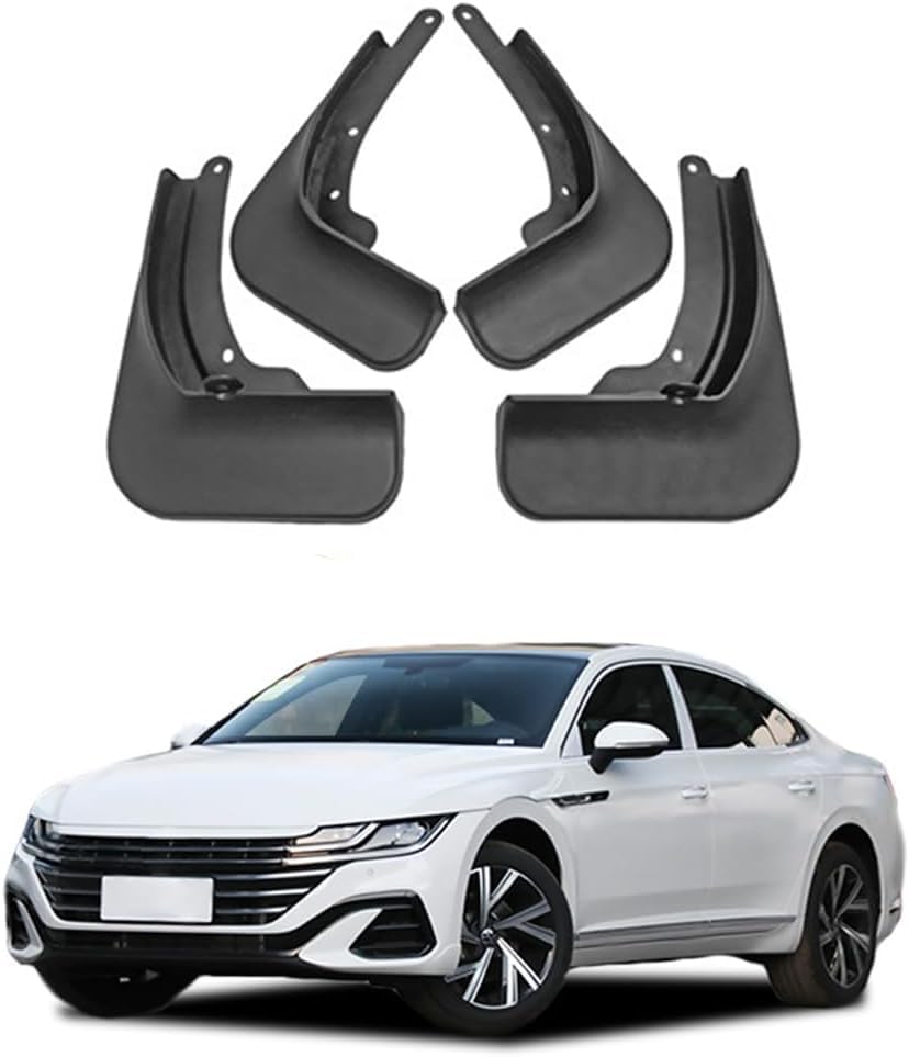 Guardabarros sin taladrar para VW CC Arteon, kit completo de faldillas delanteras y traseras