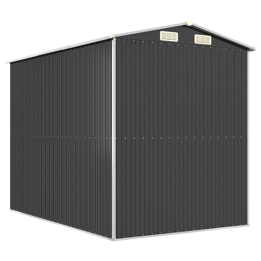 Générique Abri de Jardin Anthracite 192x274x223 cm Acier galvanisé,Maison & Jardin,Pelouses & Jardins,Vie en extérieur,Structures extérieures,Cabanes & abris de Jardin,3147450