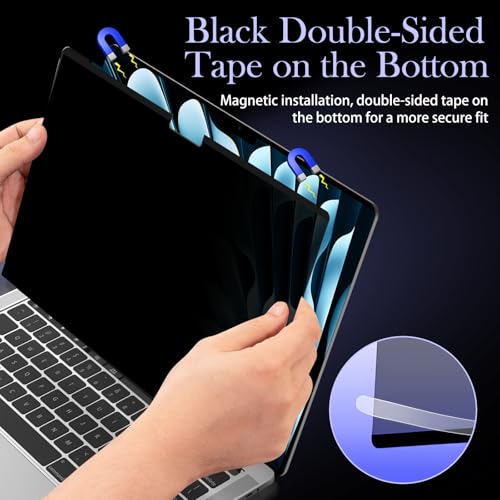 Filtro de privacidad para MacBook Air 15 magnético y protector de pantalla extraíble 5
