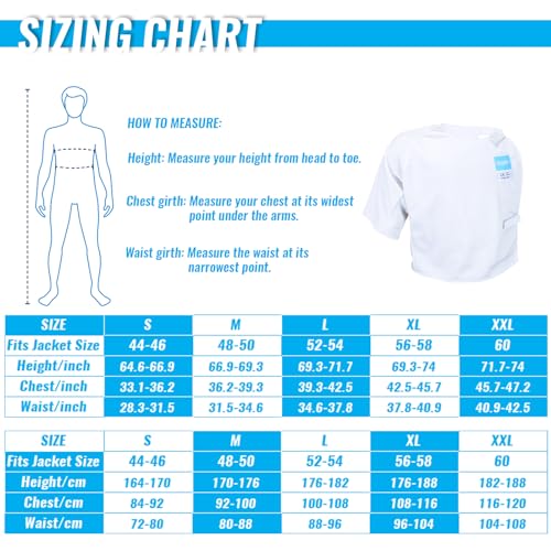 Fencing Uniform - Lightweight Fencing Vest for Men - Comfort Fencing Underarm Protector for Foil Epee Sabre (Right Hand, White, Large)